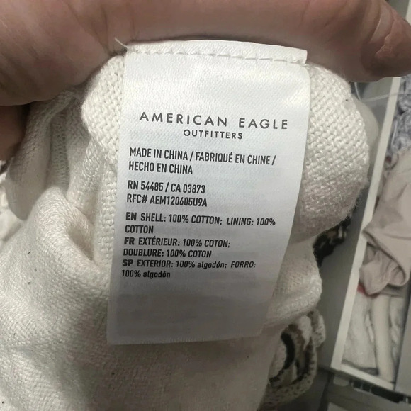 American Eagle Striped Crochet Sweater Dress - Picture 6 of 6